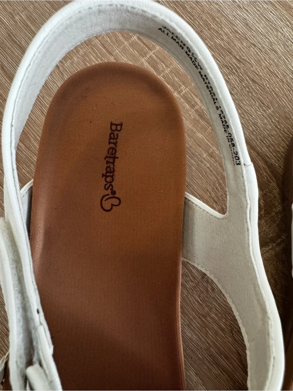BareTraps White Braided Strap Sandals